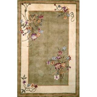 KAS Rugs Ruby Sage Bouquet Area Rug