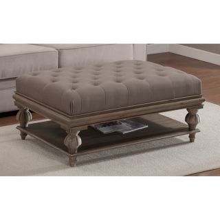 Christopher Knight Home Bordeaux Vapor Fabric Ottoman