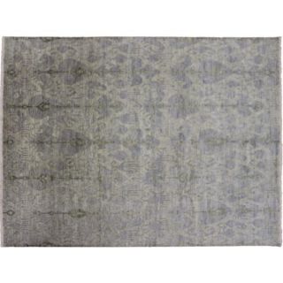 Safavieh Hand knotted Tibetan Silver/ Grey Wool/ Silk Rug (9 x 12)