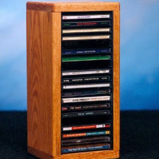 Wood Shed 100 Series 20 CD Dowel Multimedia Tabletop Storage Rack