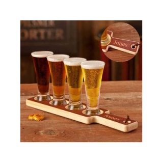 JDS Personalized Gifts Personalized Gift 5 Piece Beer Flight Paddle