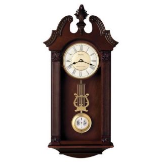 Ridgedale Wall Clock by Bulova   13 Inches Wide   Wall Clocks