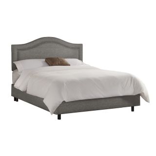 Nail Head Trim Upholstered Bed   Standard Beds