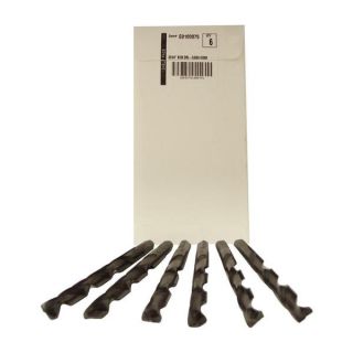 Disston Tool BLU MOL 25/64 inch Black Oxide Drill Bits (Pack of 6)