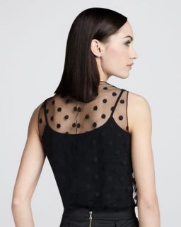 Nina Ricci Point Desprit Sheer Top and Camisole