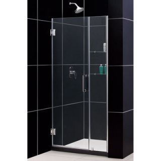 DreamLine UniDoor 72 x 38 Pivot Frameless Hinged Shower Door