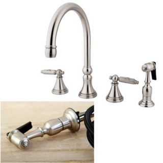 Governor Widespread Polished Brass Kitchen Faucet