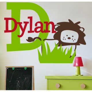 Personalized Dylans Lion Wall Decal
