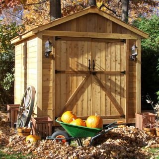 Outdoor Living Today SpaceMaker 8 Ft. W x 12 Ft. D Wood Storage Shed