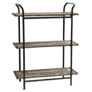 Crestview Collection Industrial Accent 3 Tier Shelf 49.5 Bookcase