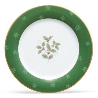 Holly and Berry Gold 9 Accent Plate by Noritake