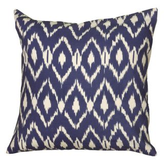 Rizzy Home Printed Stressed Diamond Stripes Decorative Throw Pillow   Decorative Pillows