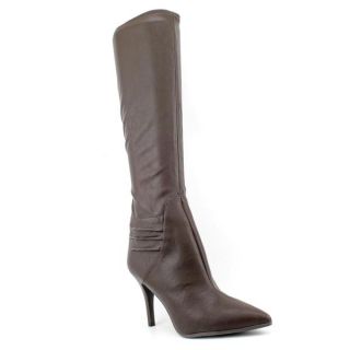 Nine West Womens Fairvinda Faux Leather Knee High Boots  