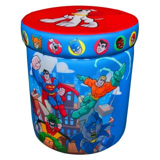 Warner Brothers DC Super Friends Mini Heroes Storage Ottoman