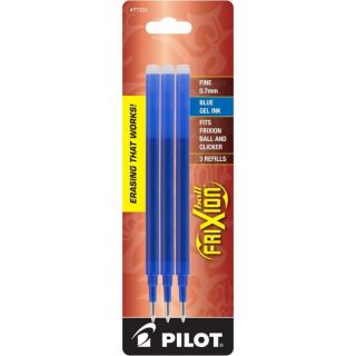 Pilot FriXion Eraseable Gel Ink Pen Fine Point Blue Gel Ink Refills