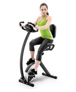 Marcy Foldable Exercise Bike with High Back Seat   Exercise Bikes