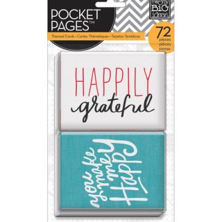 Me & My Big Ideas Pocket Pages Themed Cards 3X4 72/Pkg Follow Your