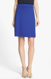 St. John Collection Milano Knit A Line Skirt