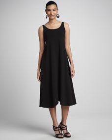 Eileen Fisher Sleeveless Jersey Maxi Dress, Black