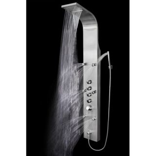 Golden Vantage Pressure Balance Tower Rainfall and Waterfall Shower