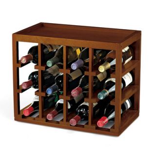 Wine Enthusiast Companies Stackable Cube 12 Bottle Wine Rack