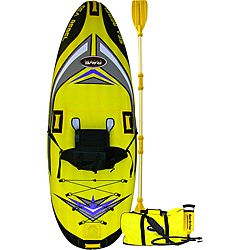Rave Sports Sea Rebel Inflatable One person Kayak with Paddle