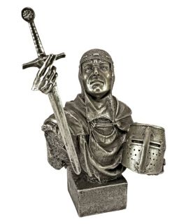 Design Toscano 9 in. The Quest Gothic Knight Statue   Sculptures & Figurines