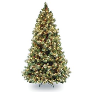 Wintry Pine Pre lit 7 Pine Artificial Christmas Tree with 650 Clear
