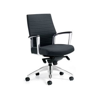 Accord Conference Mid Back Pneumatic Conference Chair by Global Total
