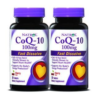Natrol CoQ 10 100mg Fast Dissolve (60 Tablets) (Pack of 2)   15080410
