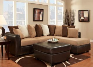 Chelsea Home Corianne 2 Piece Sectional   Sectional Sofas