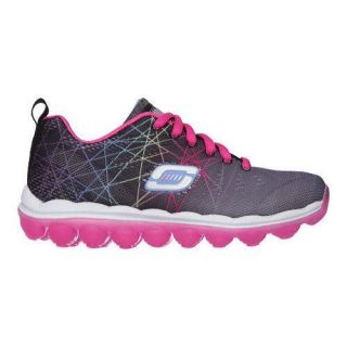 Girls Skechers Skech Air Laser Lite Sneaker Black/Multi   18147999