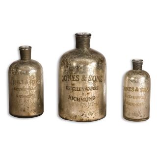 Uttermost 19139 Kaho Jugs   Set of 3   Canisters & Bottles
