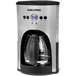 Kalorik CM 25282 SS Black 12 cup Coffee Maker   12938064  