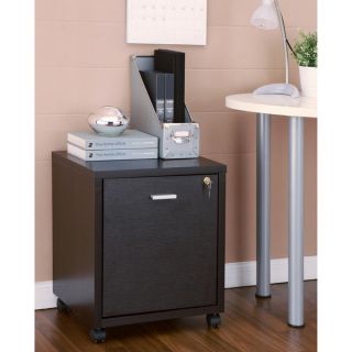 Furniture of America Terra Home Office File Cabinet with Casters