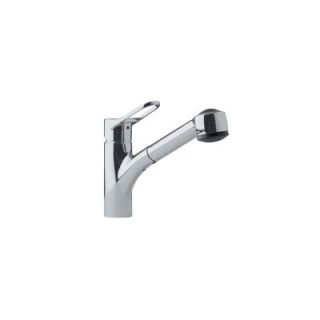 Franke Single Handle Single Hole Kitchen Faucet with Pull Out Spray