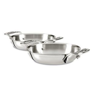 All Clad Tri Ply Stainless Steel Gratins   Set of 2   Pots & Pans
