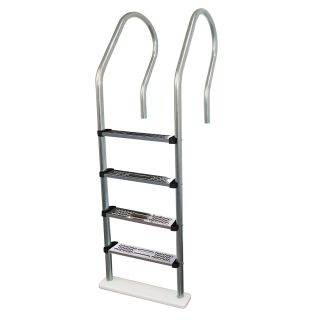Blue Wave Premium Stainless Steel Reverse Bend In Pool Ladder for Above Ground Pools   Swimming Pools & Supplies
