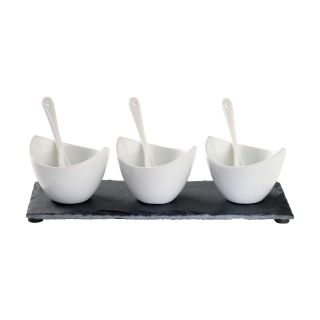 Luigi Bormioli Slate 7 pc. Condiment Set