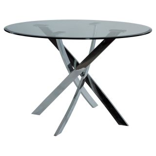 Powell Putnam Round Dining Table   Silver   Kitchen & Dining Room Tables
