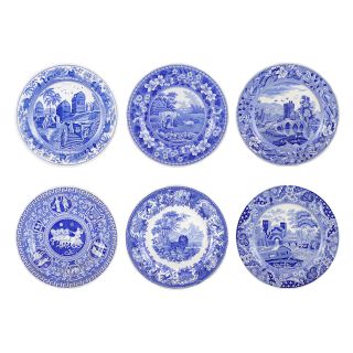 Spode Blue Room Traditions Plates   Set of 6   Dinnerware
