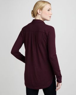 Velvet Slub Blouse