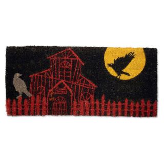 Tag Haunted House Estate Coir Doormat   Doormats