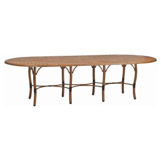 Woodard Glade Isle Large Rectangular Dining Table   Patio Dining Tables