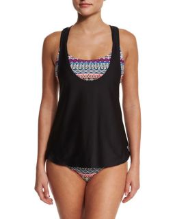 Next Find Your Chi Printed Tankini Swim Top