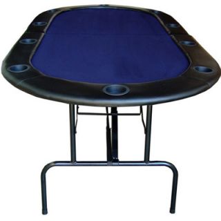 Texas Holdem Folding Table Top with Cup Holders by JP Commerce