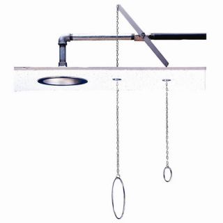 Lifesaver Wall Mount Horizontal Concealed Deluge Shower with Stay Open