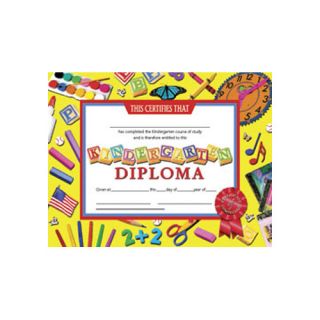 Diplomas Kindergarten Certificate