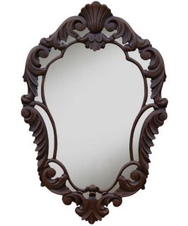 Hickory Manor House French Curved Wall Mirror   22W x 33.5H in.   Mirrors