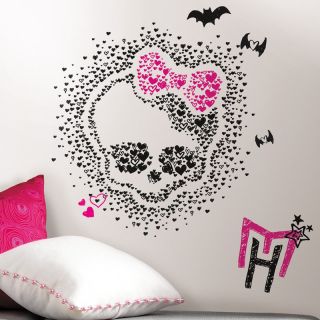 Monster High Heart Skullette Peel and Stick Wall Decals   Kids and Nursery Wall Art